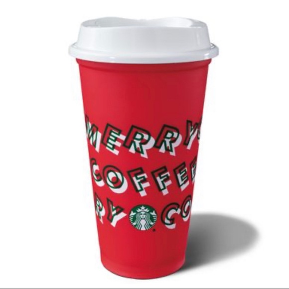 Starbucks Merry Holiday Reusable Grande Cup - Picture 2 of 5
